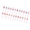 24pcs Butterfly Themed Drinking Straws Decorative Beverage Stripe Paper Straws For Gatherings Parties Supplies Picnics Paper Straw view 1