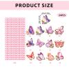 24pcs Butterfly Themed Drinking Straws Decorative Beverage Stripe Paper Straws For Gatherings Parties Supplies Picnics Paper Straw view 4
