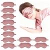 12PACK Silky Sleep Masks Satin Eye Mask Silk Eyes Cover for Sleeping Blackout Eyeshades Soft Blindfold Travel Nap Gifts view 1