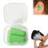 10/20/40 Pairs Soft Sponge Earplugs for Sleeping, Slim Noise Reduction Earplug Sleep Special Adult Silent Use, Portable Box Earplugs Noise Sound Insulation for Sleep, Work and Study (40) view 1