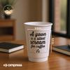 Cimpress Custom Disposable Paper Coffee Cups, 16oz, Pack of 5000, Add Your Logo or Text, Double Walled, Leakproof for Hot and Cold Drinks, Perfect for Parties or other Festive Events view 2
