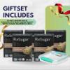 5x Plant Based Keto Choco Bar 8 oz Bundle with Sandwich Box Dark Chocolate Vegan Snack Bars with Protein Blend and Reusable Food Container for On-the-Go Storage Gift Set (6 Items) view 2