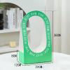 10Pcs Cardboard Flower Box with Handle Floral Gift Boxes with Handles Portable Bouquet Packaging for Florist (Green) view 3