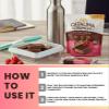 2x Choco Bar Cookie Rsbry - 4.64OZ Bundle with 15.2 oz Clear Sandwich Box for Convenient Snacking and Storage Gift Set (3 Items) view 3