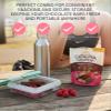 2x Choco Bar Cookie Rsbry - 4.64OZ Bundle with 15.2 oz Clear Sandwich Box for Convenient Snacking and Storage Gift Set (3 Items) view 4