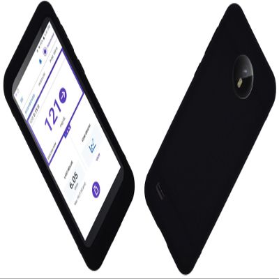 Premium Silicone Protective case with Camera Cutout for Omnipod 5 Receiver (Continuous Glucose Monitoring) (Black)