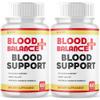 (2 Pack) Blood Balance Plus Capsules, Official Blood Balance Plus Health Support Pills With All Natural Ingredients, Advanced Wellness Support with Max Strength Vitamins for Women & Men (120 Capsules) view 1