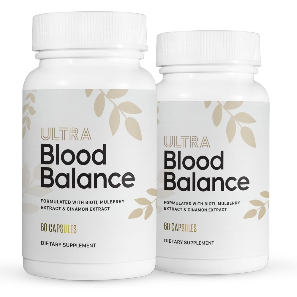 (2 Pack) Blood Balance Advanced Blood Formula Capsules, Genesis Blood Balance Supplement Pills- (120 Capsules)