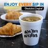 12oz Customizable Foam Cups Personalized Disposable Cups with Custom Text or Logo | Custom Print Styrofoam Cups for Parties, Events, Weddings, and Businesses (100)-NO PHOTOS view 4
