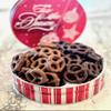 Shriver's Ocean City Chocolate Covered Pretzel Holiday Tin 8 oz view 1