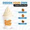 12oz Customizable Foam Cups Personalized Disposable Cups with Custom Text or Logo | Custom Print Styrofoam Cups for Parties, Events, Weddings, and Businesses (25)- NO PHOTOS view 3