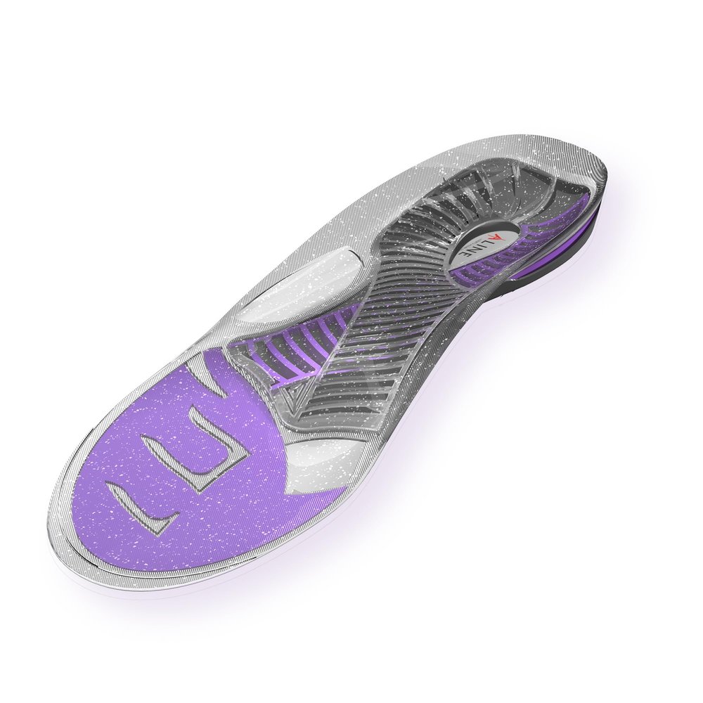2026 ALINE Carbon Window Insole for Men & Women - Arch Support, Work Boot Insoles for Standing All Day, Plantar Fasciitis Relief, Flat Foot Sole Orthotics. (Men 14-15 / Women 15-16 / EU 48.5-50)