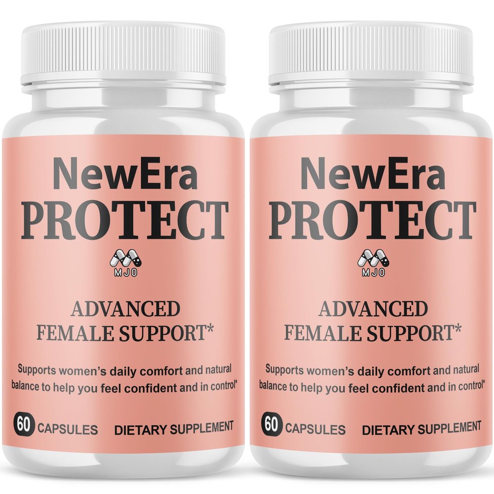 (2 Pack) New Era Protect Capsules, Official Newera Protect Pills for Women with All Natural Ingredients, Advanced New EraProtect Womens Health & Wellness Support Vitamin Supplement (120 Capsules)