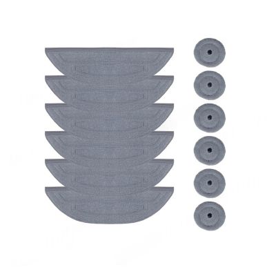 12PCS Mop Cloth Replacement, Compatible For Roborock S8 MaxV Ultra - Robot Vacuum Cleaner Accessories Spare Parts