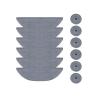 12PCS Mop Cloth Replacement, Compatible For Roborock S8 MaxV Ultra - Robot Vacuum Cleaner Accessories Spare Parts view 1