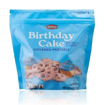 Clancys Covered Pretzels (Pack of 1, Birthday Cake)