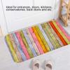 Secure Grip Door Mat | Highly Absorbent Flannel Rug for Damp Floors | Water Absorption Carpet for Bathroom/Kitchen/Entryway | 40x60 cm Textured Base Bath Pad view 2