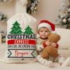 Noni Personalized Santa Sack With Glitter Bling, Custom Christmas Sacks For Presents Initials Monogram For Son Daughter, Christmas Bag For Boy And Girl, Gifts For Family Member, Friend, Everyone 5 view 2