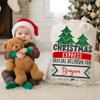 Noni Personalized Santa Sack With Glitter Bling, Custom Christmas Sacks For Presents Initials Monogram For Son Daughter, Christmas Bag For Boy And Girl, Gifts For Family Member, Friend, Everyone 5 view 4