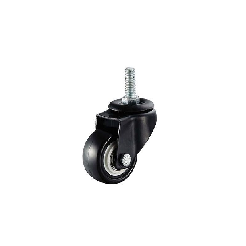 1.5inch casters, 4 Polyurethane casters, top Rotating Wheels, 4 Sets of Industrial casters with Brakes, Furniture and Workbench Locking casters Movable 2in