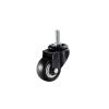 1.5inch casters, 4 Polyurethane casters, top Rotating Wheels, 4 Sets of Industrial casters with Brakes, Furniture and Workbench Locking casters Movable 2in view 1