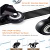 1.5inch casters, 4 Polyurethane casters, top Rotating Wheels, 4 Sets of Industrial casters with Brakes, Furniture and Workbench Locking casters Movable 2in view 4