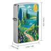 Lighter Case Compatible with Zippo Shell Only,Rural Landscape Paintingprinted Metal Lighter Cover No Insert for Zippo Double Sided Pattern Design view 2