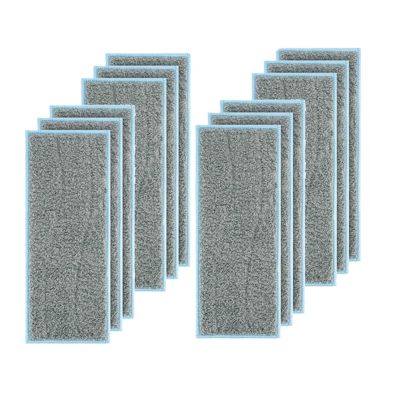 Washable Mop Cloths Accessories Robot Vacuum Cleaner Dry Wet Mop Cleaner Cloth Parts, Compatible For Braava, Jet M6(12pcs)