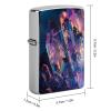 Lighter Case Compatible with Zippo Shell Only,Iridescent Crystal Rockprinted Metal Lighter Cover No Insert for Zippo Double Sided Pattern Design view 2