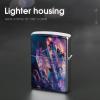 Lighter Case Compatible with Zippo Shell Only,Iridescent Crystal Rockprinted Metal Lighter Cover No Insert for Zippo Double Sided Pattern Design view 4