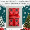Christmas Card Booklet Pull Out Decorative Memorial Keepsake Festive view 2