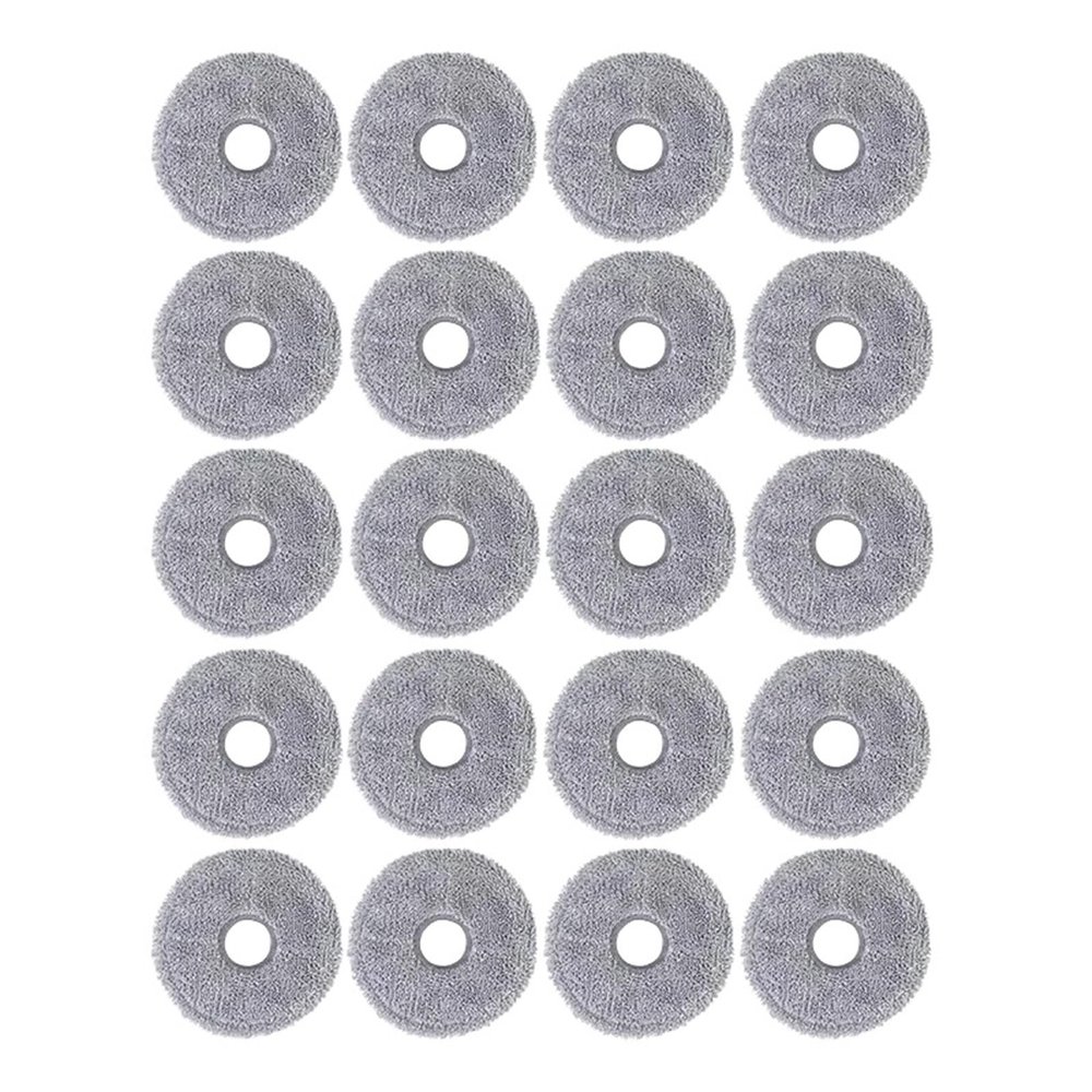 20PCS Mop Cloth Replacement, Compatible For MOVA P50 Ultra / P50 Pro Ultra - Robot Vacuum Cleaner Accessories Spare Parts