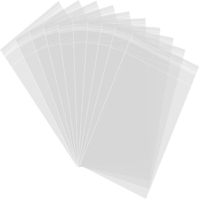 500pcs 3.15" x 5.91" Clear Resealable 4MM OPP Cello Bags - Self Seal Cellophane Poly Bags | Perfect for Party Decorative Gifts (Clear, 8X15CM)