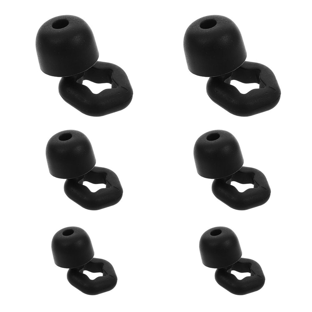 NOLITOY 3 Pairs Reusable Soft Silicone Noise Reduction Ergonomic Comfortable Fit for Sleeping Travel Concerts Swimming Focus in Small Medium Large Sound Insulation
