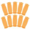 10pcs Non-slip Tpr Underarm Hand Grips for Standard Aluminum Crutches Replacement Crutch Handle Supports Safe Weight Bearing Accessories Yellow view 1