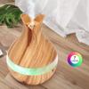 300ml 7 Color LED Night Light Essential Oil Diffuser Air Humidifier Light Wooden Grain for Home Office Bedroom Gift PP ABS AS Material view 4