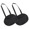 VINTORKY Non-Slip Sebs Forefoot Pads with Elastic Strap Shock-Absorbing Metatarsal Cushions for Men and Women Anti-Skid Foot Pads for High Heels and Outdoor Shoes Black S view 1