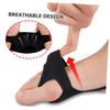 VINTORKY Non-Slip Sebs Forefoot Pads with Elastic Strap Shock-Absorbing Metatarsal Cushions for Men and Women Anti-Skid Foot Pads for High Heels and Outdoor Shoes Black S view 4