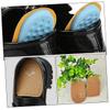 SEWOART Latex Microfiber Leather Heel Pads for Shoes Men and Women Non-Skid Cushioned Inserts for High Heels Soft Supple Fatigue and Prevent Abrasions Comfortable Shoe Accessories view 3