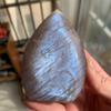 185g Blue Flash Moonstone Freeform Point | Polished Rainbow Moonstone Sculpture | Raw Crystal for Intuition & Emotional Healing | Unique Collector's Piece & Spiritual Gift view 3