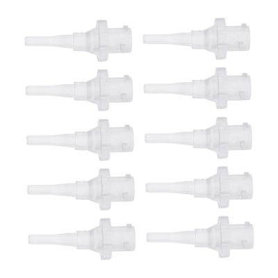 MUCKLILY 10pcs Disposable Ear Washer Tips Replacement Tubes Ear Cleaning Tools with Smooth Surface PP Material Safe for Adults and Earwax Removal Accessories
