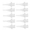 MUCKLILY 10pcs Disposable Ear Washer Tips Replacement Tubes Ear Cleaning Tools with Smooth Surface PP Material Safe for Adults and Earwax Removal Accessories view 1