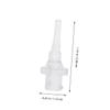 MUCKLILY 10pcs Disposable Ear Washer Tips Replacement Tubes Ear Cleaning Tools with Smooth Surface PP Material Safe for Adults and Earwax Removal Accessories view 2