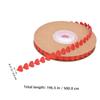 LIFKOME 2pcs Embossed Heart Ribbon White Red for Valentine S Day Wedding Birthday Wrapping DIY Crafts Favors Decorative Packaging Curling Ribbon view 2