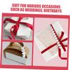 LIFKOME 2pcs Embossed Heart Ribbon White Red for Valentine S Day Wedding Birthday Wrapping DIY Crafts Favors Decorative Packaging Curling Ribbon view 3