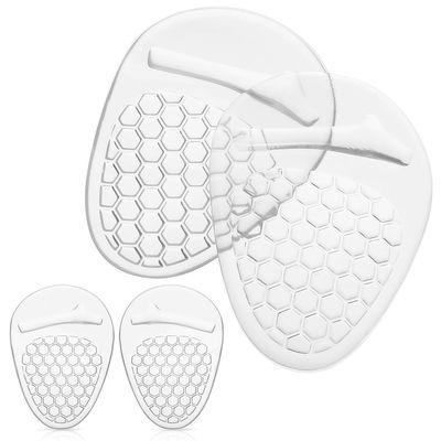 GALPADA 2 Pairs Clear Silicone Metatarsal Pads Shock Absorbing Shoe Cushions with Strong Adhesive for Women High Heels Flats Sneakers Boots Comfortable Foot Inserts