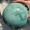 183mm 17.49lb Amazonite Sphere | Large Blue Green Crystal Ball for Communication & Harmony | Natural Polished Stone for Healing & Home Decor | Majestic Mineral Specimen & Spiritual Tool view 1