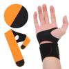 LOORGVEL Multi-function Right Wrist Brace Wear-resistant Wrist Guard for Sports Support Including Badminton Basketball Football Ergonomic Design with Palm Pad for Comfortable Fit and Joint view 3