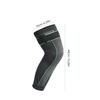 SAFIGLE Breathable Nylon Knee Sleeve with Non-slip Design High Elasticity Fitness for Running Basketball Yoga Sports Supportive Brace for Relief and Injury Prevention view 2