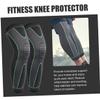 SAFIGLE Breathable Nylon Knee Sleeve with Non-slip Design High Elasticity Fitness for Running Basketball Yoga Sports Supportive Brace for Relief and Injury Prevention view 3